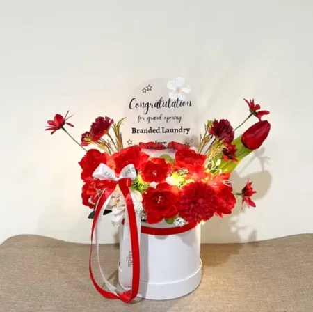 Bloom Box Akrilik Ucapan Grand Opening Cilacap Tengah